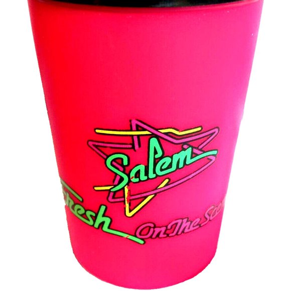 Salem Cigarettes Aladdin Mug 90's Neon Pink Green Fresh On The Scene Vintage - Picture 1 of 3